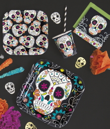 Day of the Dead Halloween Party Supplies & Packs | Party Save Smile